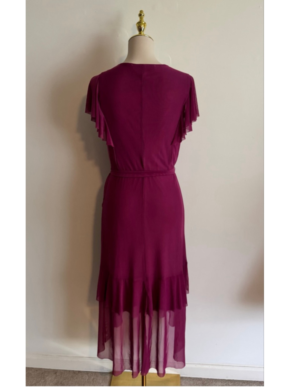 Women's Curations x Debbie Denmon Magenta High Low Dress XS - Picture 2 of 4